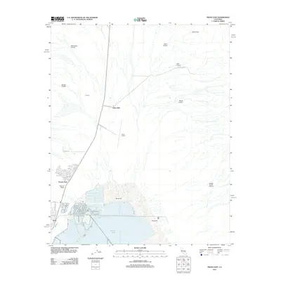 2012 Map of Trona East, 2012 Print
