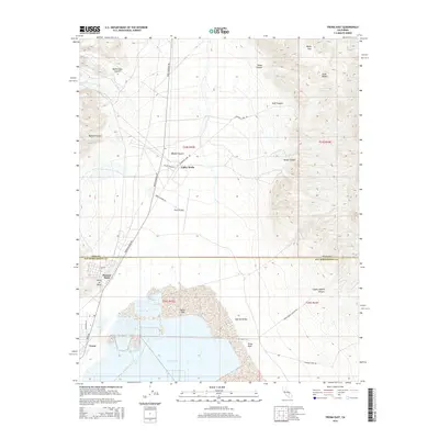 2015 Map of Trona East, 2015 Print