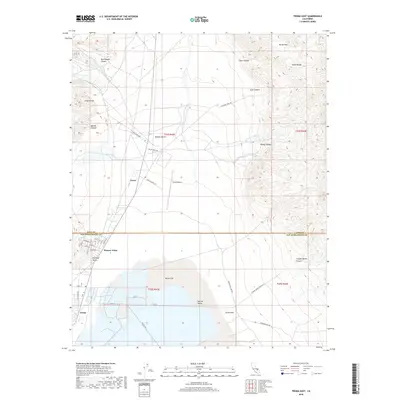 2018 Map of Trona East, 2018 Print