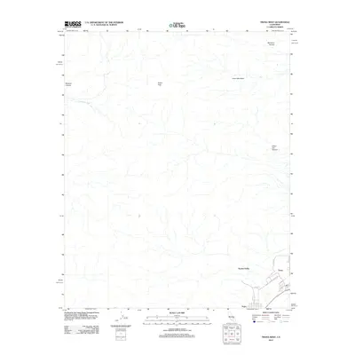 2012 Map of Trona West, 2012 Print