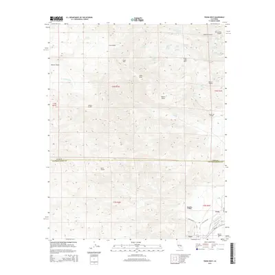 2015 Map of Trona West, 2015 Print
