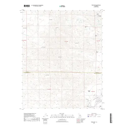 2018 Map of Trona West, 2018 Print