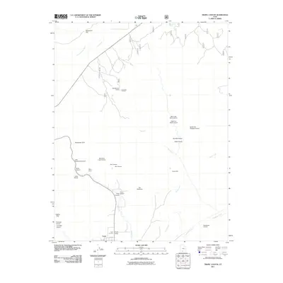 2011 Map of Tropic Canyon, 2011 Print