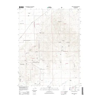 2014 Map of Tropic Canyon, 2014 Print