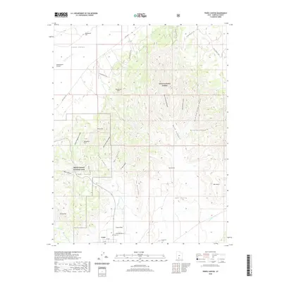 2020 Map of Tropic Canyon, 2020 Print