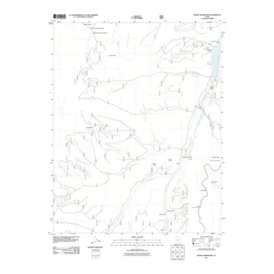 2011 Map of Tropic Reservoir, 2011 Print