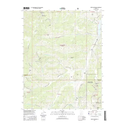 2017 Map of Tropic Reservoir, 2017 Print