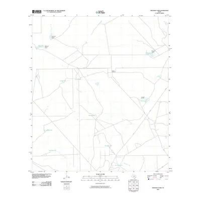 2010 Map of Trosado Tank, 2010 Print