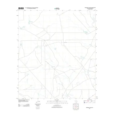2012 Map of Trosado Tank, 2012 Print