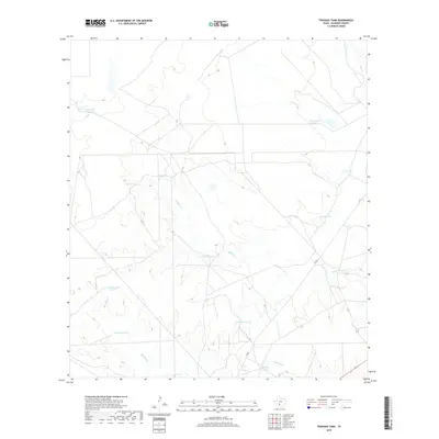 2019 Map of Trosado Tank, 2019 Print