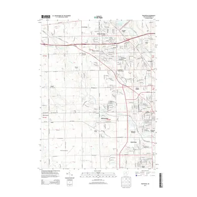2013 Map of Trotwood, 2013 Print