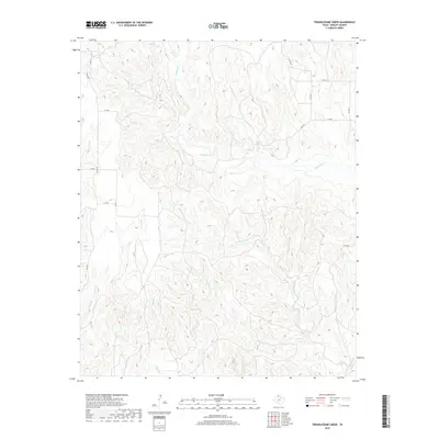 2019 Map of Troublesome Creek, 2019 Print