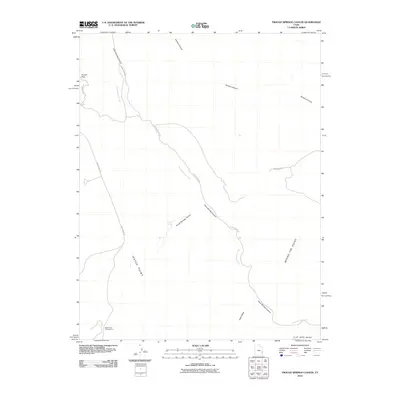 2010 Map of Trough Springs Canyon, 2010 Print