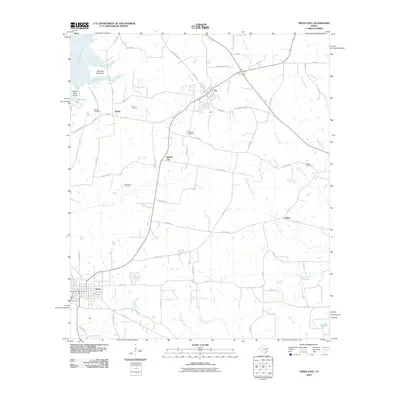 2010 Map of Troup East, 2010 Print