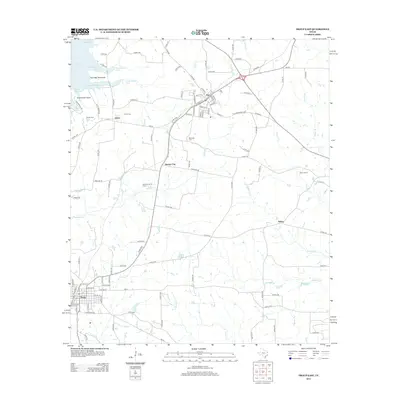 2012 Map of Troup East, 2012 Print