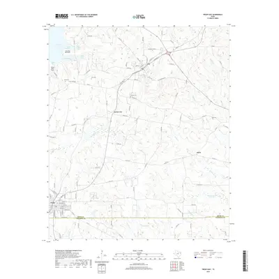 2019 Map of Troup East, 2019 Print