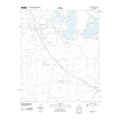 2010 Map of Troup West, 2010 Print