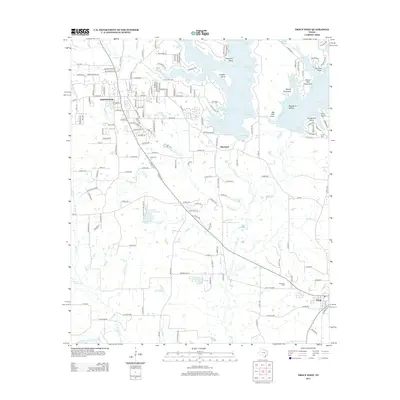 2012 Map of Troup West, 2012 Print