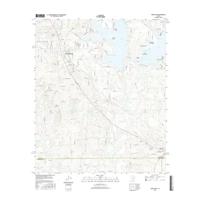 2016 Map of Troup West, 2016 Print
