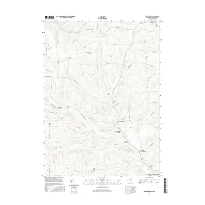 2016 Map of Troupsburg, 2016 Print