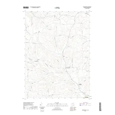 2019 Map of Troupsburg, 2019 Print
