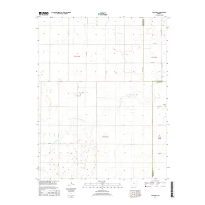 2015 Map of Trousdale, 2015 Print