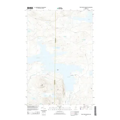 2014 Map of Trout Brook Mountain, 2014 Print