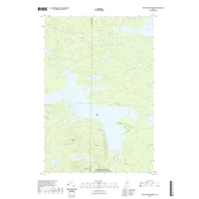 2021 Map of Trout Brook Mountain, 2021 Print