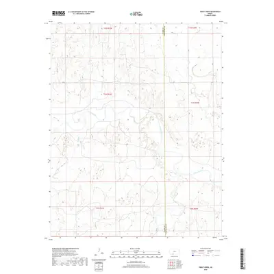 2018 Map of Trout Creek, 2018 Print