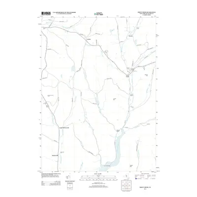2013 Map of Trout Creek, 2013 Print