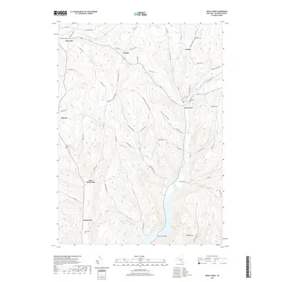 2019 Map of Trout Creek, 2019 Print