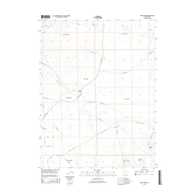 2014 Map of Trout Creek, 2014 Print