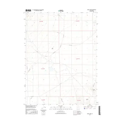 2017 Map of Trout Creek, 2017 Print