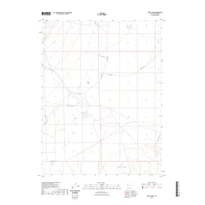 2023 Map of Trout Creek, 2023 Print