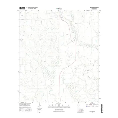 2016 Map of Trout Creek, 2016 Print