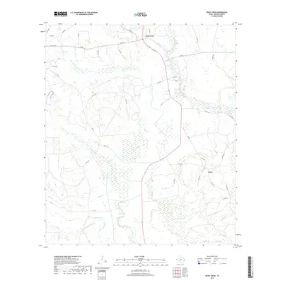 2019 Map of Trout Creek, 2019 Print