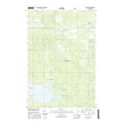 2017 Map of Trout Creek, 2017 Print