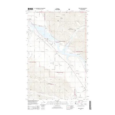 2014 Map of Trout Creek, 2014 Print