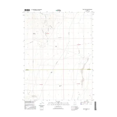 2017 Map of Trout Creek SW, 2017 Print