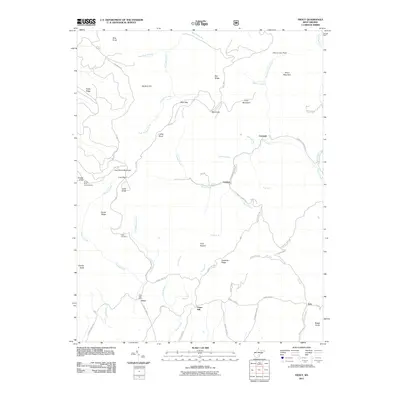 2011 Map of Trout, 2011 Print