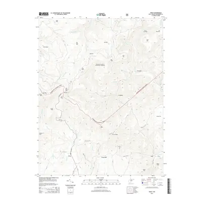 2014 Map of Trout, 2014 Print