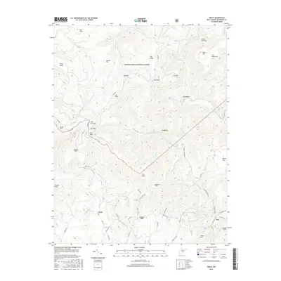 2016 Map of Trout, 2016 Print