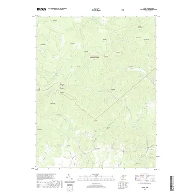 2019 Map of Trout, 2019 Print
