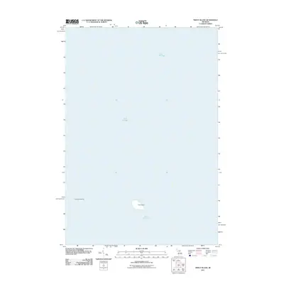 2011 Map of Trout Island, 2011 Print