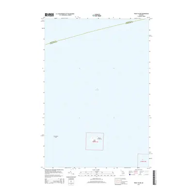 2014 Map of Trout Island, 2014 Print