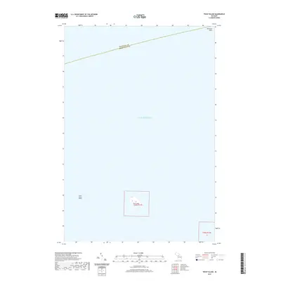 2019 Map of Trout Island, 2019 Print