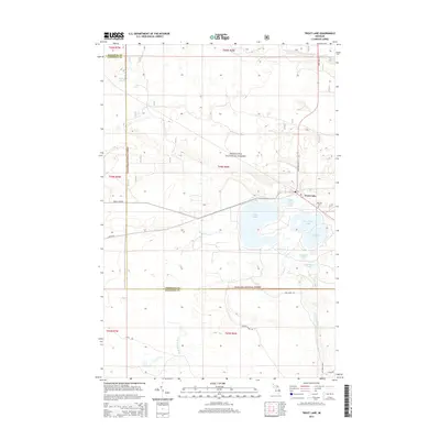 2014 Map of Trout Lake, 2014 Print