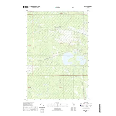 2019 Map of Trout Lake, 2019 Print