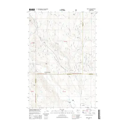 2014 Map of Trout Lake, 2014 Print