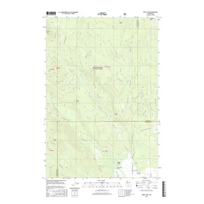 2017 Map of Trout Lake, 2017 Print